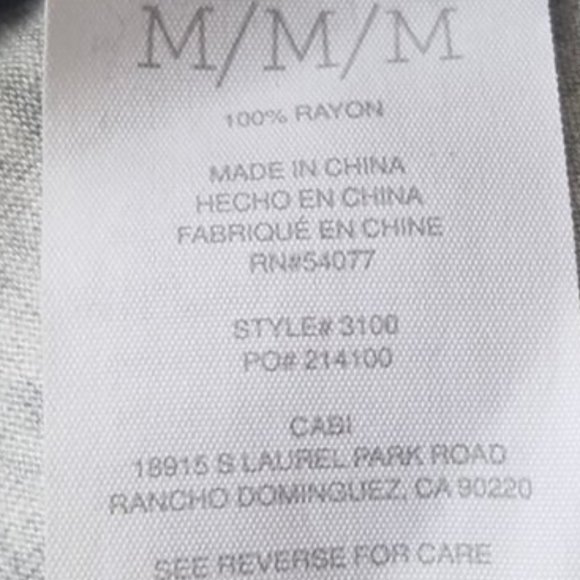 Cabi 3100 Drape Tank Size Medium EUC - Picture 8 of 8